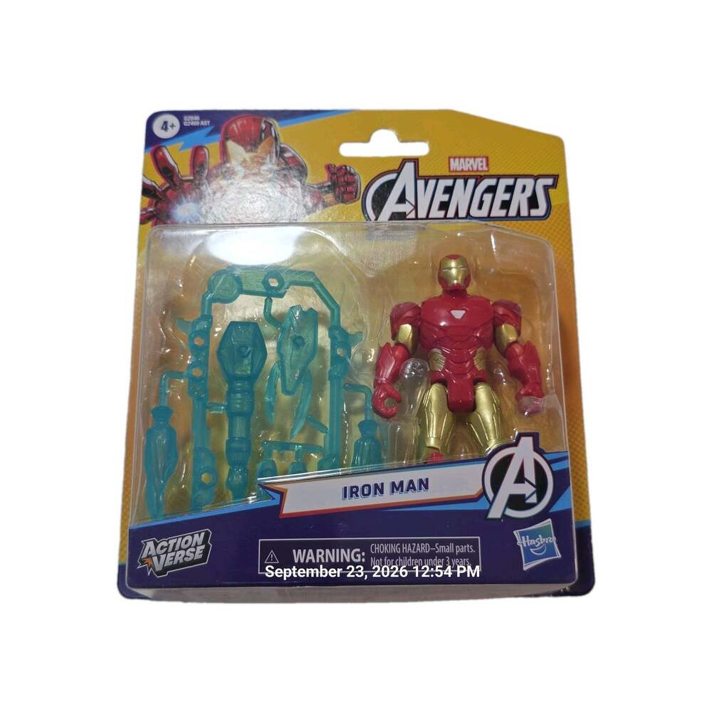 Marvel Avengers ActionVerse Iron Man Figure Hasbro G2846 w/ Accessories NEW